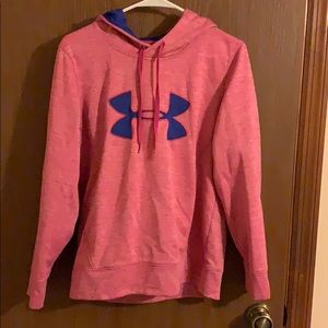 Women’s Under Armour pink hoodie, size medium